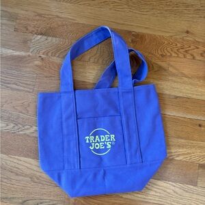 Trader Joe's Purple Canvas Mini Tote